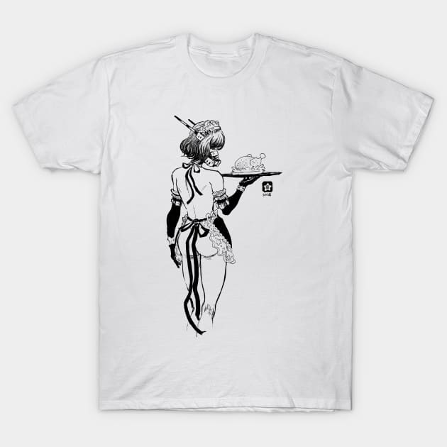 Cyberpunk Maid T-Shirt by Novanim